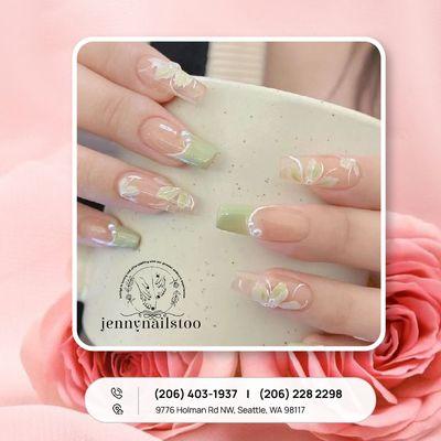 Refresh your look with stylish nail designs
Jenny Nails Too will help you stand out with the latest trends!