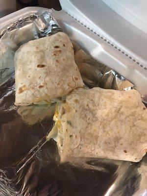 Chicken ranch wrap