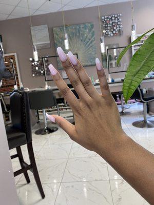 Nail pic before I go. Isn't the place cute!?