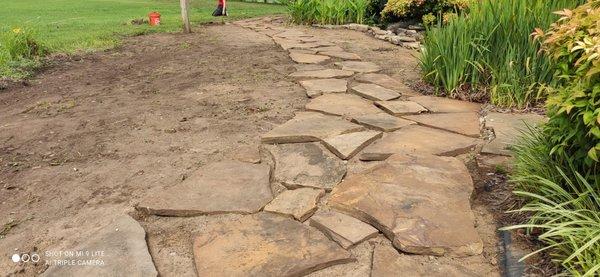 Stone pathway!