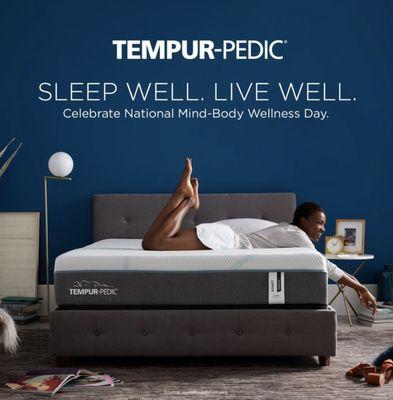 Take on new years resolutions with better sleep. Sleep Well, Live Well.