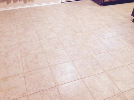 After Empire cleaned and resealed the grout