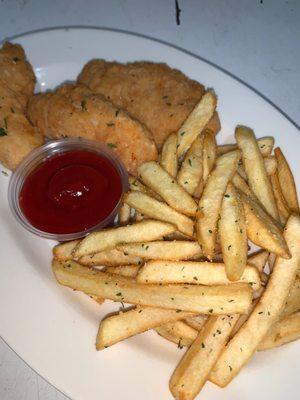 Kids Chicken Tenders W Fries