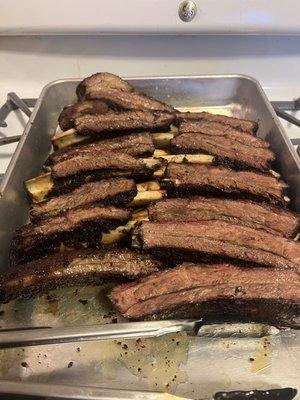 1st order of Wagyu beef ribs