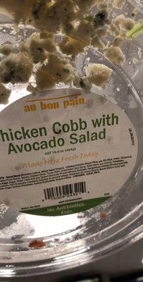 bought an avocado chicken cobb salad. NO AVOCADO INSIDE. WHY?????