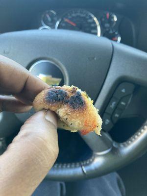 Burnt garlic knots!