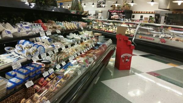 The cheese and deli area!