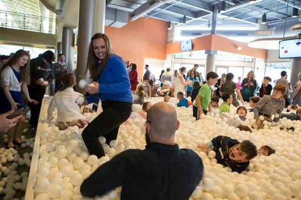 Easter 2015 series, Unbound. Ball pit fun!