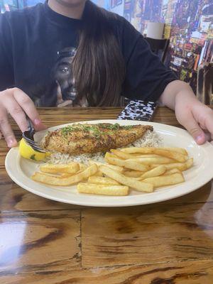 Grilled fish