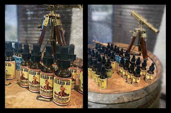 We make our own Beard Oil at Retro Barbershop