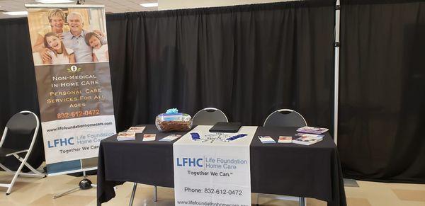 Life Foundation Home Care at Fort Bend Senior Community Event