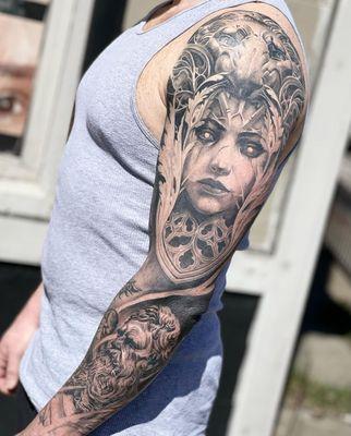 Fantasy portrait full sleeve