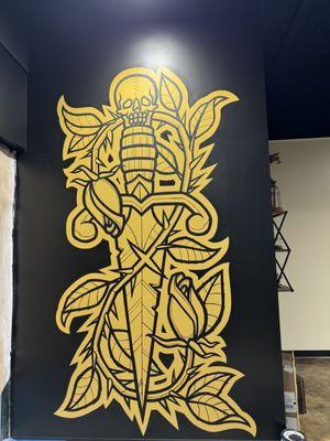 Our sick mural created by Earl Funk.