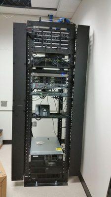 Insurance company cabling + data network