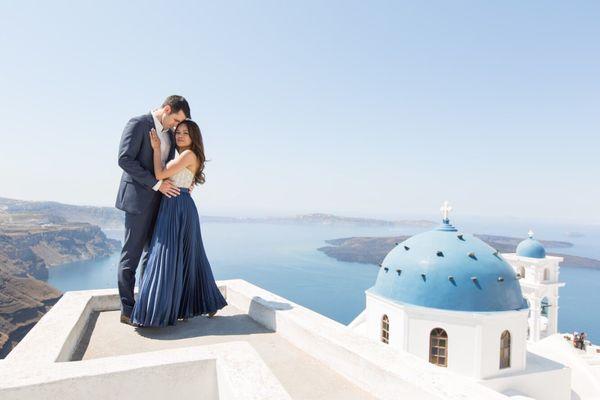 Santorini, Greece! We stayed at Gold Suites, booked by Christie, and this picture is taken by Kimonas Photography