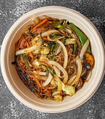 Japchae (Korean glass noodles) Bop