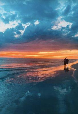 Me walking on beach