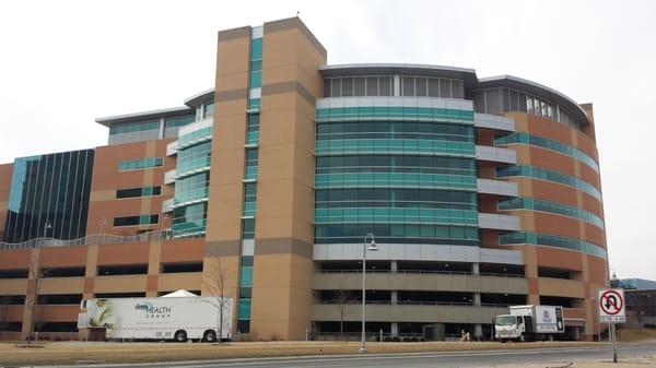 Childrens Hospital as seen from Dodge.