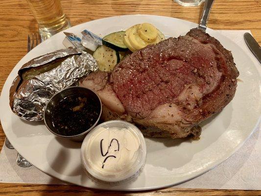 Prime Rib excellent Saturday nights