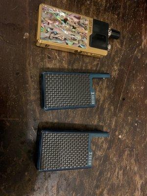 Three different Orion Lost Vapes