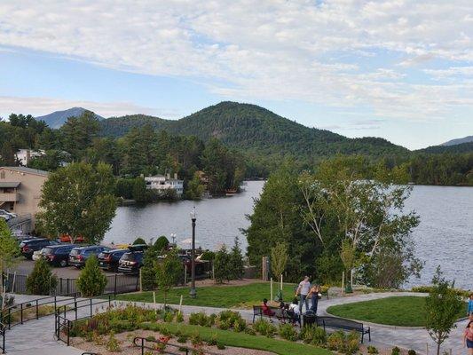 View from upstairs deck