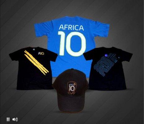 Eco-friendly merch & DVD for Africa 10, a powerful documentary film produced by Will.I.Am.