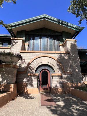 The Dana-Thomas House by Frank Lloyd Wright