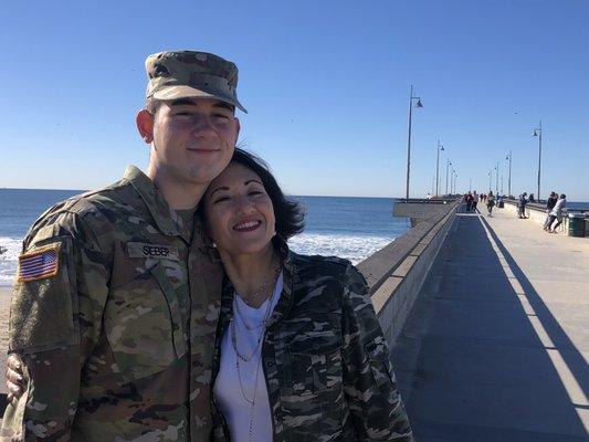 Rosie and Mason Venice Pier Jan 2nd 2022