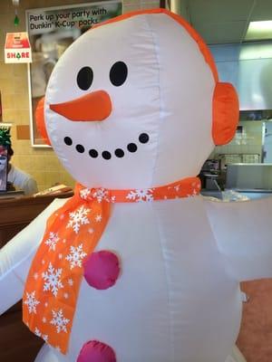 Snowman in Dunks