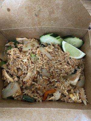 Fried rice with chicken