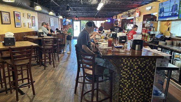 Dining and bar area