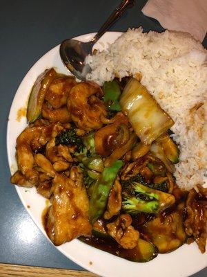 Prawn and Chicken Hunan