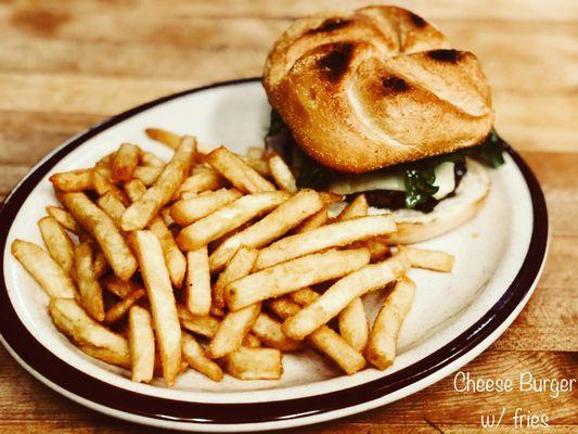 Cheese burger w/ fries