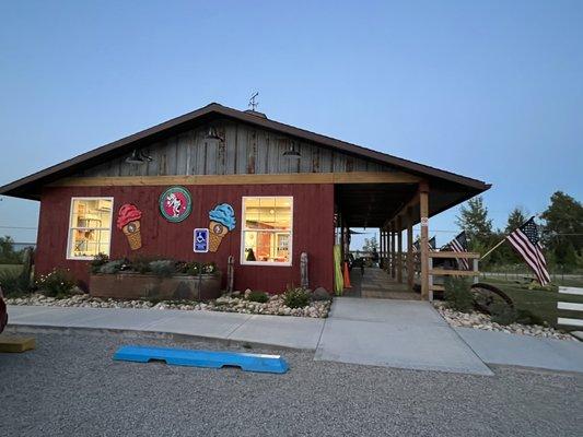 Front of building