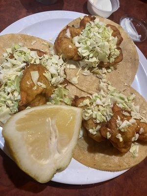 Shrimp tacos