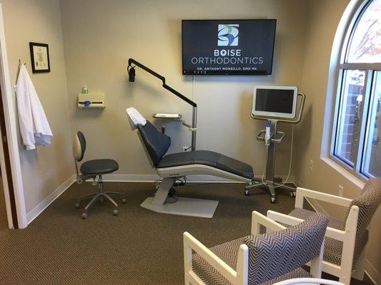 Boise Orthodontics' Exam Room