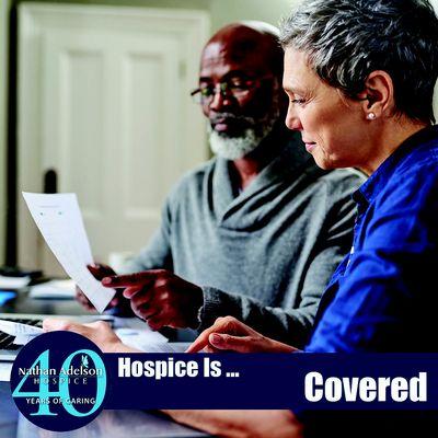 Medicare and most insurance plans cover hospice care. Visit our list of insurers here: https://tinyurl.com/y7y87­kkc