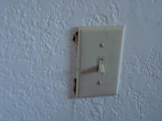 even more mold on a lightswitch