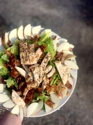 Apple, bacon, and chicken salad!