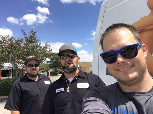 Just a little picture of some of the service guys.