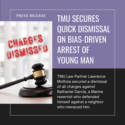 "We were prepared to advocate aggressively for the only fair resolution for our client: a complete dismissal." -Lawrence Mottola, Partner