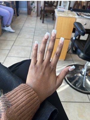 Triangle French tips