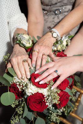 Nails they did for me for my wedding. They also did my mother's nails.