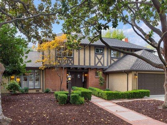 An elegant Tudor style house in Campbell sold by Mary Pope-Handy (Sereno Group) in 2017. DRE # 01153805