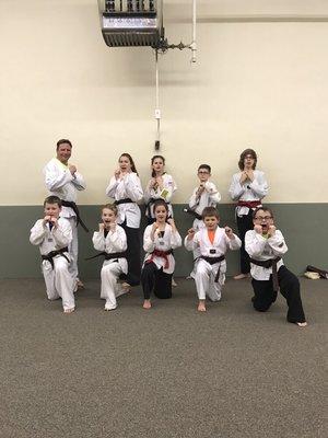 Congrats to our Newest 2017 Advanced Belts!!!