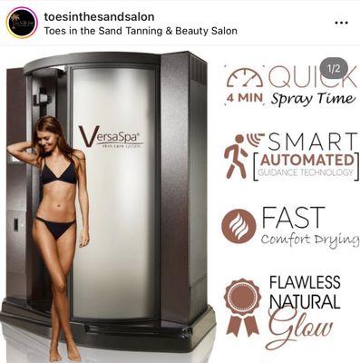 Versa Booth Spray Tan Airbrush System
light  medium or dark
walk ins no apt needed