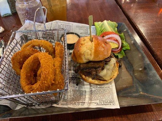 Riff Raff Mushroom burger