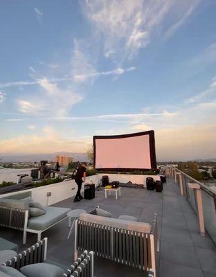 Roof top tenant event