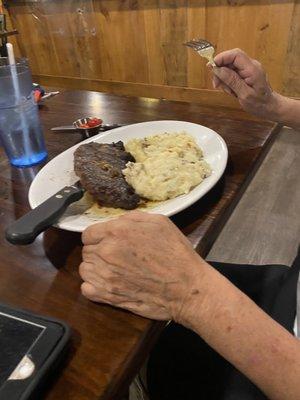 Steak double taters