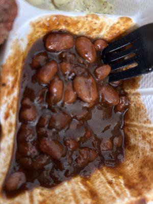 Bbq beans - very heavy, but sooo good